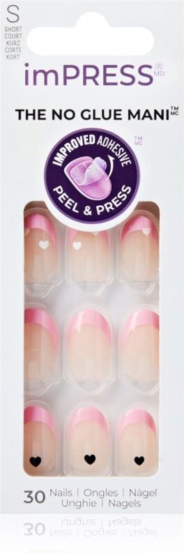 Kiss imPRESS The No Glue Mani false nails self-adhesive Ditto 30 pc