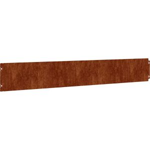 VidaXL Rasenkante 821892, braun, UV-beständig, flexibel, aus Cortenstahl, 103 x 15 cm, 10 Stück, Gesamtlänge 10,3 m