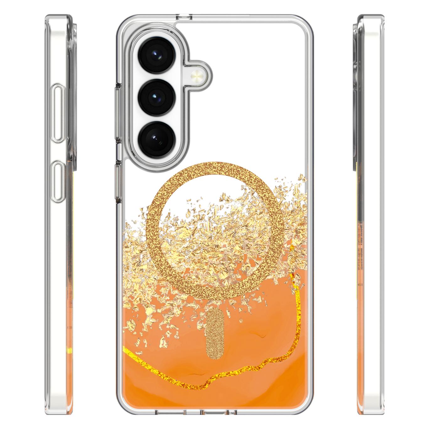 OEM Epoxy Mag case for Samsung Galaxy S24 / S25 orange (Samsung Galaxy S24, Samsung Galaxy S25) (67328587)