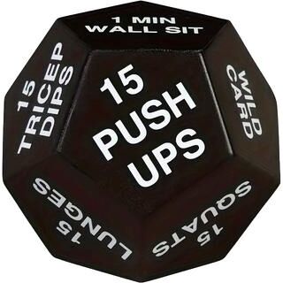 Discount Dollar Deals Face Fitness Stress Ball, Black With Red Text, Hand Grip Strength Training, Jump Squats, Situps Instructions red