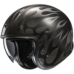 HJC V31 Firo Jethelm - schwarz - XS (54/55)