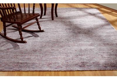 KALATY Aero Wisteria Marl Handmade Purple Viscose Area Rug