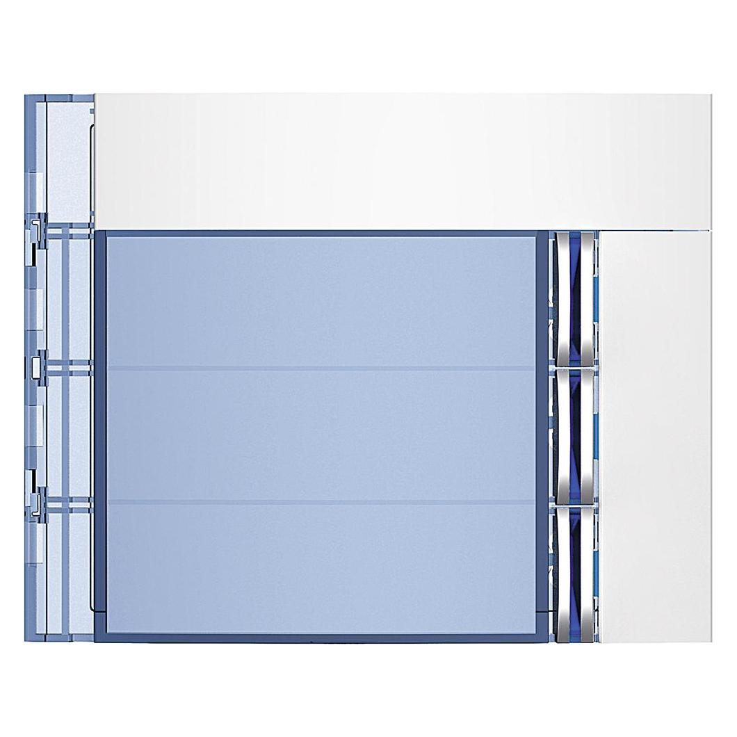 Bticino Frontblende Ruftastmodul 3Rt Allwhite (352032)