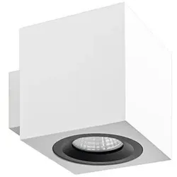 Brumberg 45211550 Wand-Anbaumodul quadratisch, weiss struktur / schwarz struktur, L x B: 90 x 90