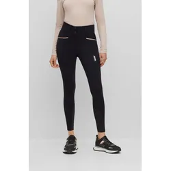 Reithose BO Hailey High Waist Summer Damen, Vollgrip black XXS