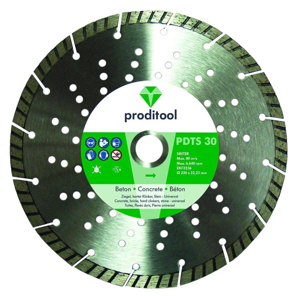 Golz Universal diamond disc DTS30 230x22.2mm (4026189028310)