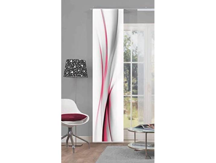 Home Fashion Schiebevorhang, Rot, 245 x 60 cm