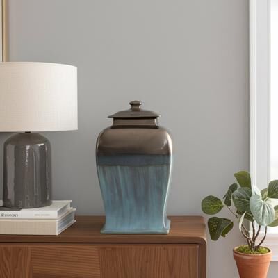 Sagebrook Home Stoneware Lidded Jar