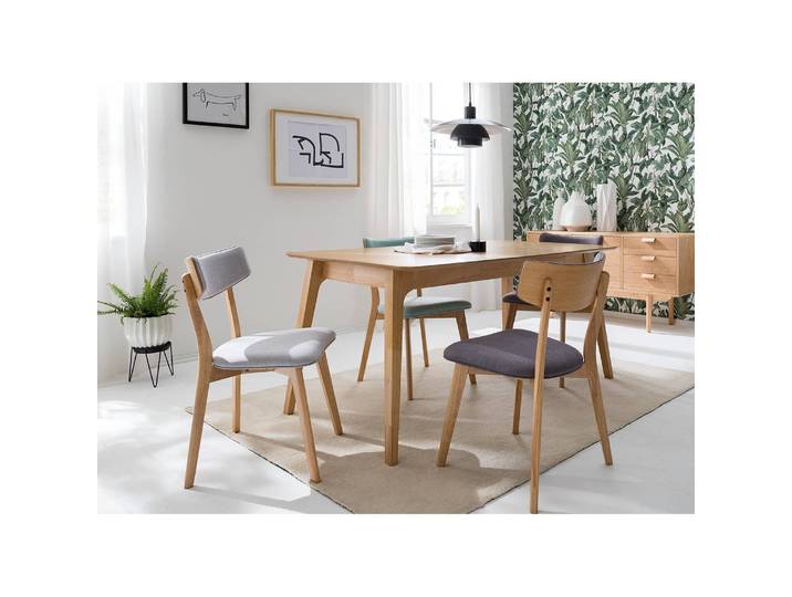Esszimmerstuhl COLSON 50 x 79 x 50cm Braun/Grau/Hellgrau 2er Set
