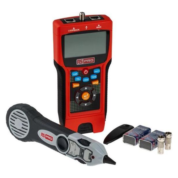 RS PRO LCD Multifunction Cable Tester & Probe (Kabeltester) (1466833)