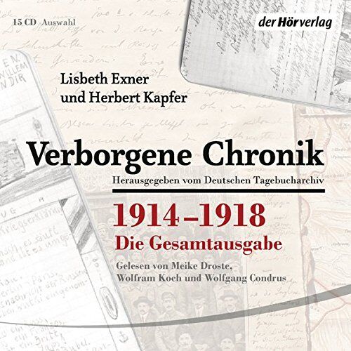 Lisbeth Exner - Verborgene Chronik 1914-1918: Die Gesamtausgabe - Preis vom 09.10.2026 07:28:09 h