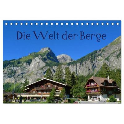 Die Welt der Berge (Tischkalender 2027 DIN A5 quer), CALVENDO Monatskalender