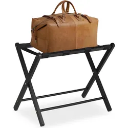 Relaxdays, Garderobe + Kleiderstange, Kofferständer