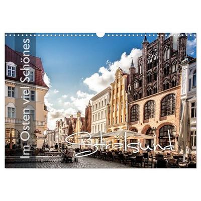 Im Osten viel Schönes - Stralsund (Wandkalender 2027 DIN A3 quer), CALVENDO Monatskalender