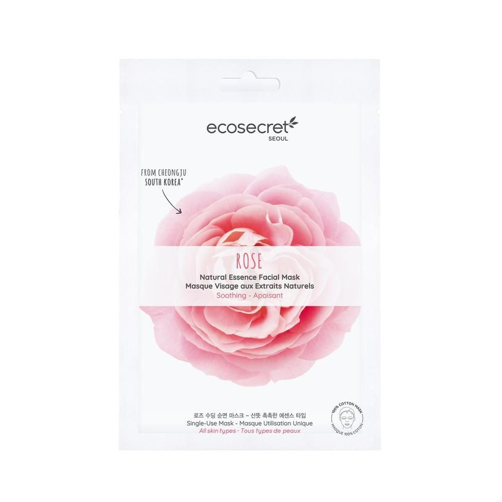Ecosecret Gesichtsmaske beruhigend Rose 20 ml Maske