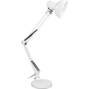 Böttcher-AG Schreibtischlampe mit E27-Fassung, mit Standfuß, weiß