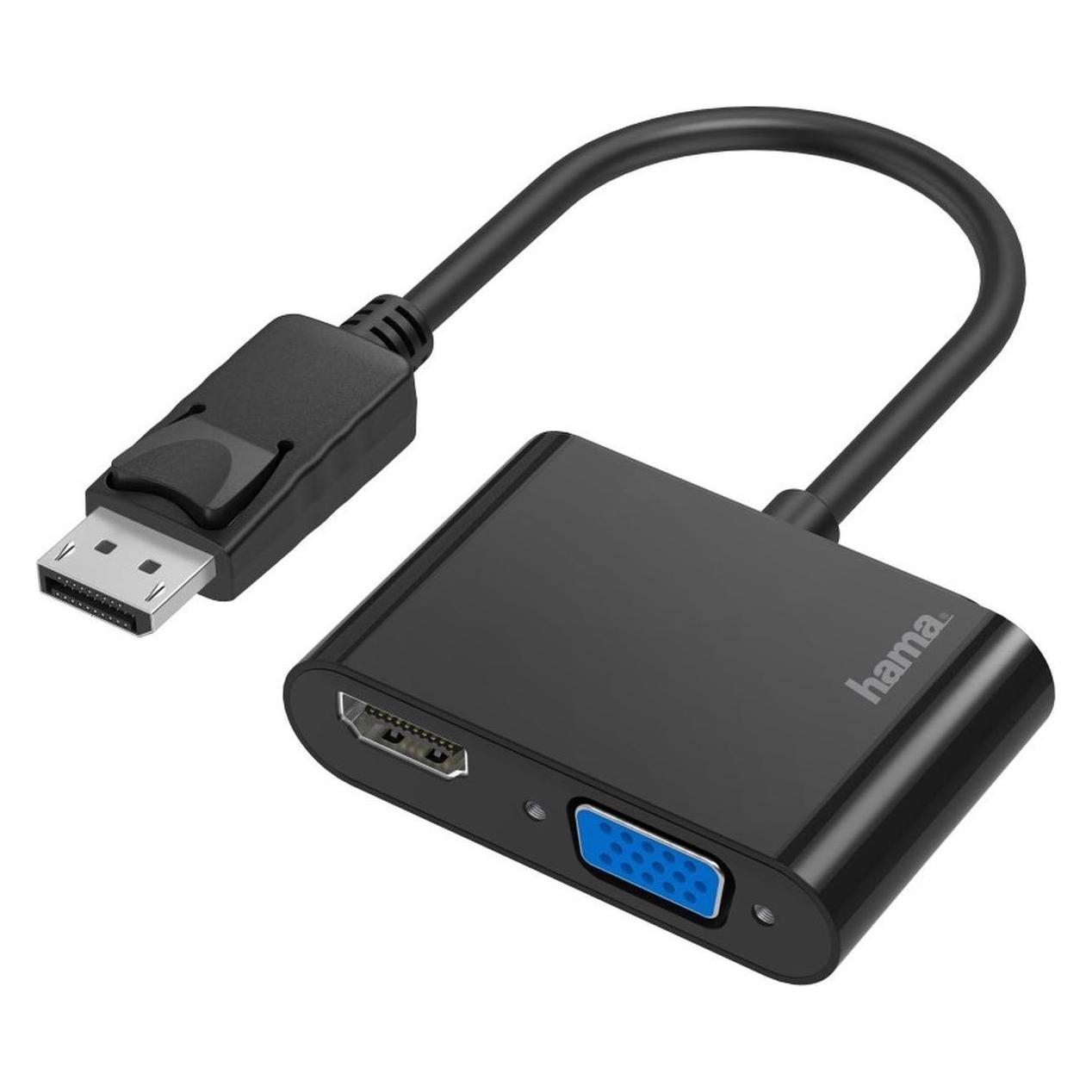 Hama DisplayPort zu HDMI/VGA (DisplayPort, HDMI, VGA) (00200334)