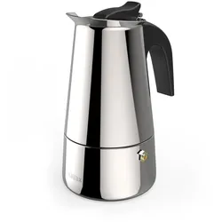 XAVAX Espressokocher für 4 Tassen 200ml - silber