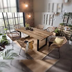 Möbilia Tisch 160x90 cm | Platte Fichte/Tanne | B 160 x T 90 x H 77 cm | natur