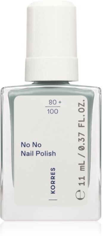 Korres No No Nail Polish nourishing nail varnish shade 85 Sage Green 11 ml