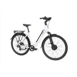 Telefunken Telefunken City E-Bike RC670 Multitalent mit 7-Gang Shimano Kettenschaltung, Weiß