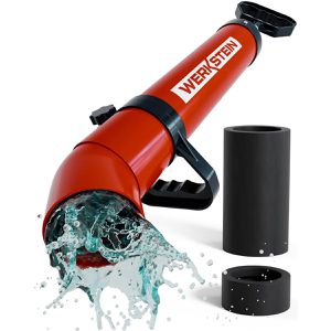 WERKSTEIN Abflusspumpe Rohrreinigungspumpe, Ø Saugglocke 9,5cm