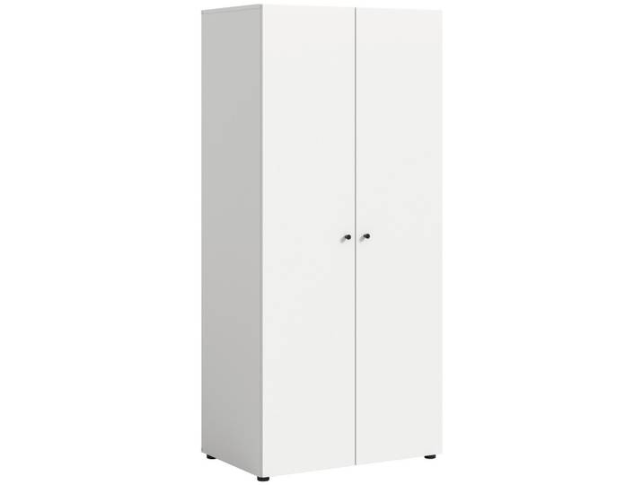 Drehtürenschrank DARWIN ca. 80x176x51cm Weiß