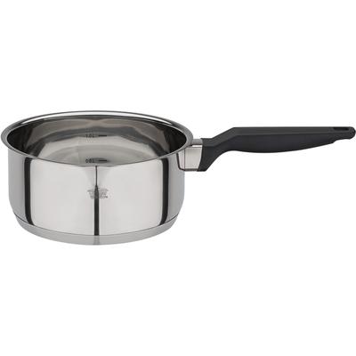 Kasserolle GSW "Como", silber (edelstahlfarben), H:7,5cm Ø:16cm, Töpfe, Kasserolle, Induktion