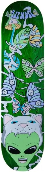 Skateboard Deck RIPNDIP Think Factory (8" - Green)  - Green;White - Size: 8"