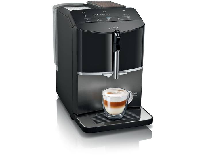 Siemens EQ.300 TF305EF9 extraKlasse Volautomaat Zwart