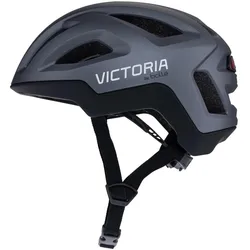Victoria Helm React LED grau, schwarz