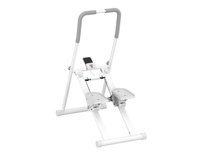 Stair Stepper mit Display klappbar weiss
