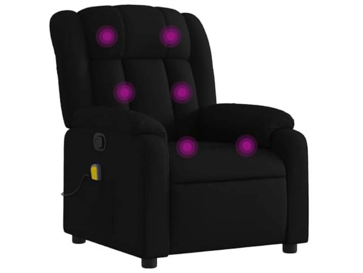 vidaXL Massagesessel Schwarz Stoff