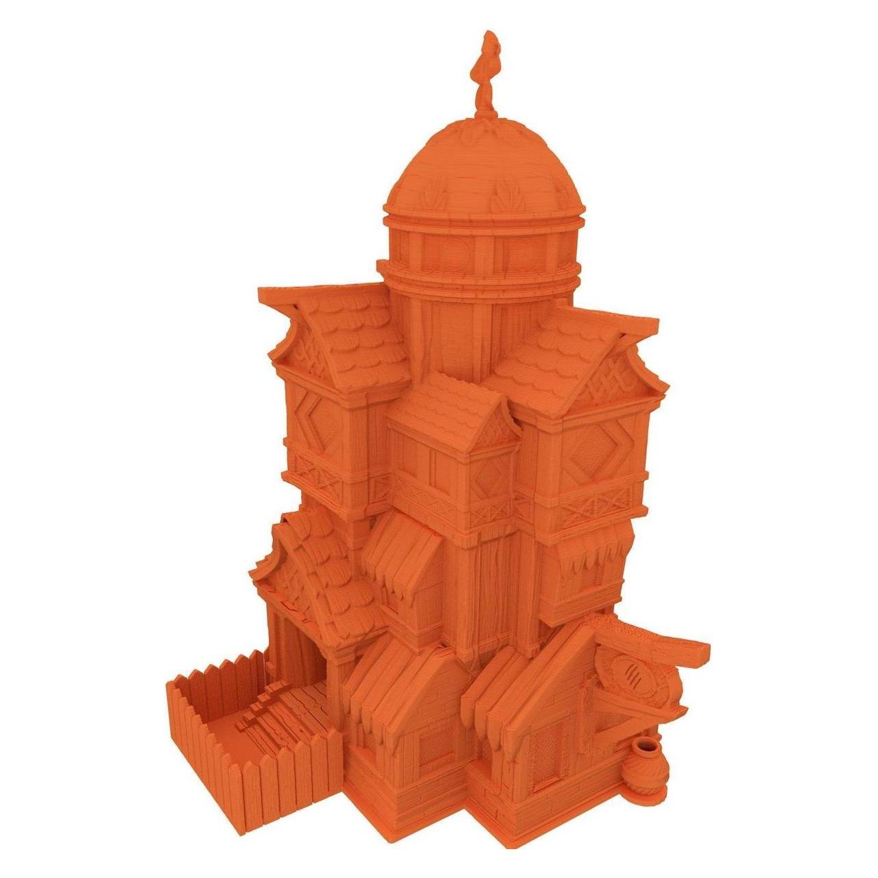 Feldherr 3D Würfelturm Cat Folk orange - Tabletop- und Rollenspiel-Zubehör (Kunststoff) (376923)