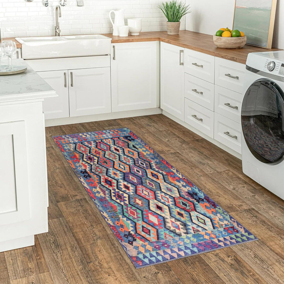 Natur Pur Rectangle Area Rug Modern Non Slip Mat Large Entryway Rugs Washable Carpet Pad for Bedroom 1314 Multicolor Rectangle 120 x 180 cm