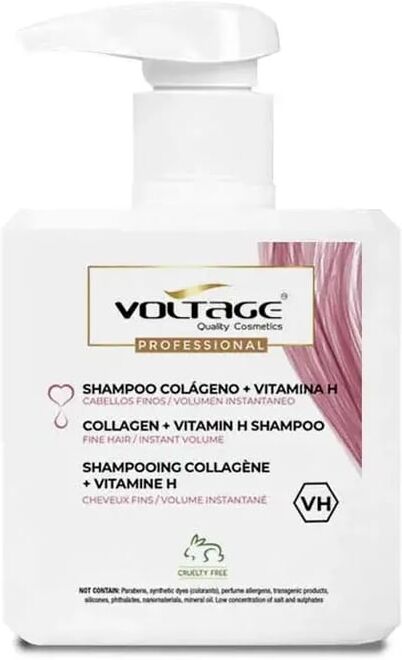 Voltage Cosmetics Champô Colagénio + Vitamina H 500 ml