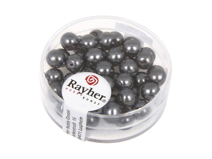 Rayher Renaissance Glaswachsperlen ⌀ 6 mm 45 Stück