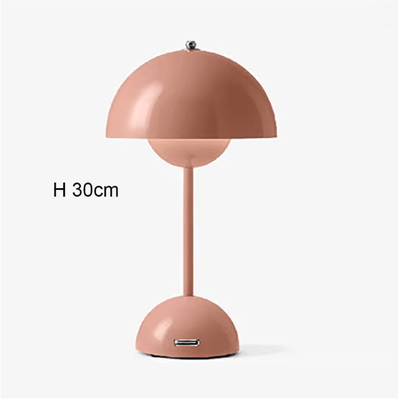 Inspire Essentials Minimalist LED Bedside Table Lamp Flower Bud Desk Light For Bedroom And Office d