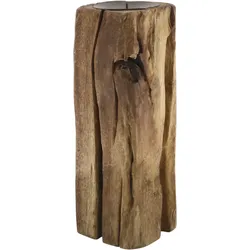 Chic Antique Grimaud Kerzenständer für Stumpenkerzen, H28/L13/B10 cm natur