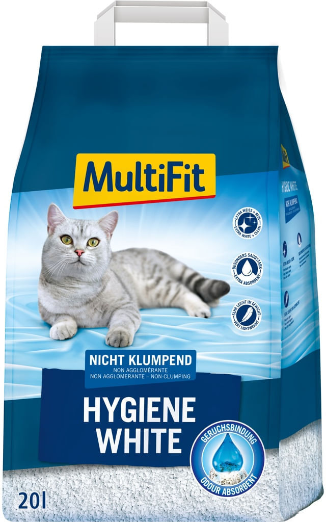 MultiFit Lettiera Hygiene White Assorbente 20L