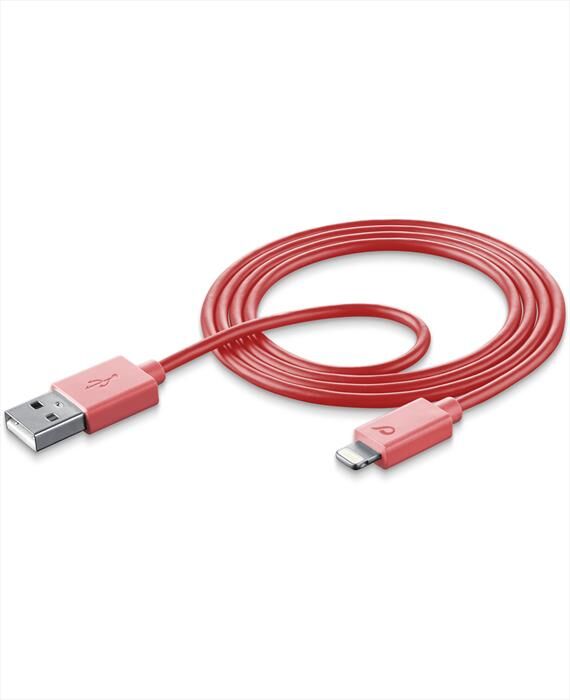 Cellular Line Usb Data Cable Lightning-rosa