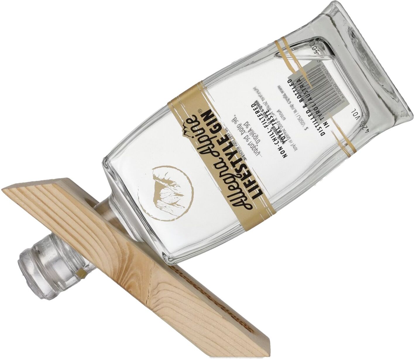 Allegra Alpine Lifestyle Gin 42% Vol. 0,5l mit Kickstand