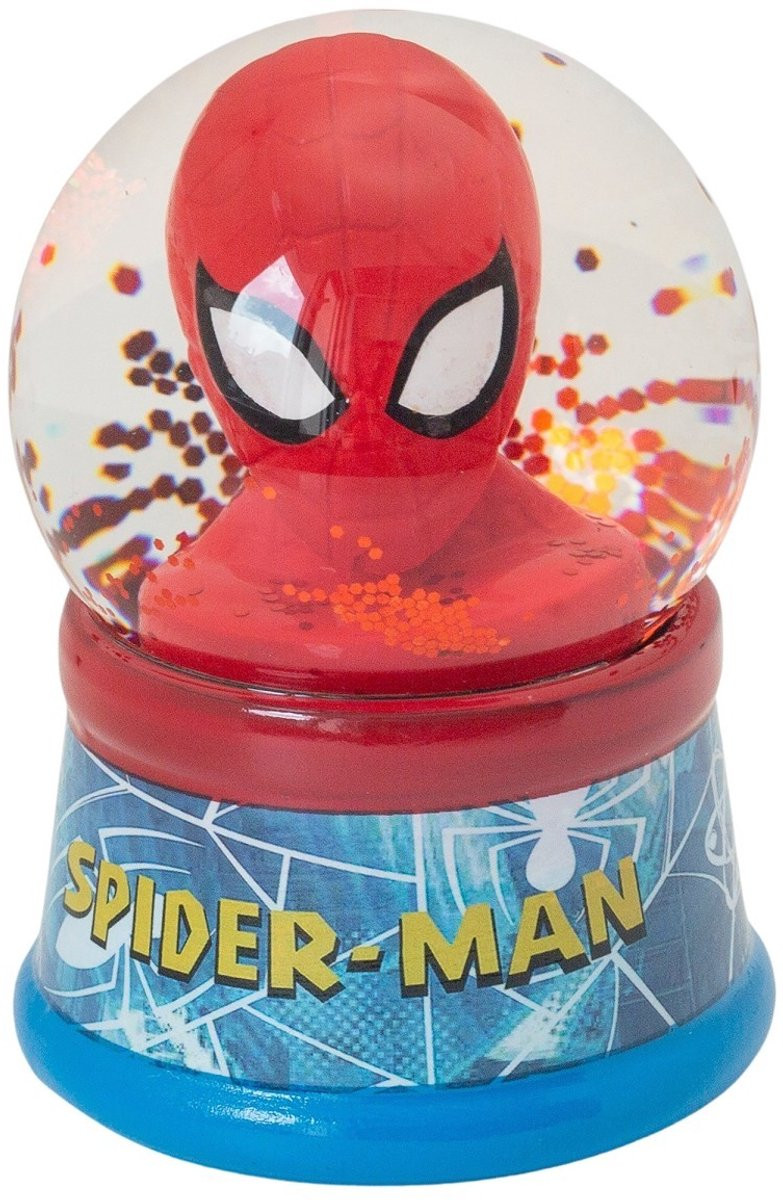 Marvel Spiderman Sneeuwbol met Glitters voor Kinderen