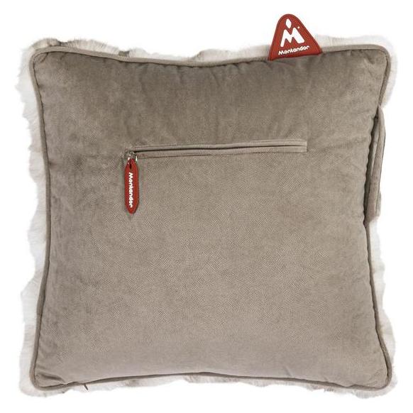 Montandor Heiz-Deko-Kissen 45x45 cm taupe (45 x 45 cm) (HP-FF-TP)