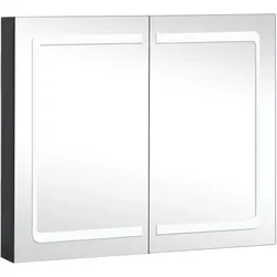 vidaXL LED-Spiegelschrank fürs Bad 80x12,2x68 cm