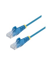StarTech.com Cable Blue Slim Cat6 Patch Cord 1m Kabel Netzwerk 1 m low-smoke zero-halogen Kupferdraht Blau Kupfer (N6PAT100CMBLS)