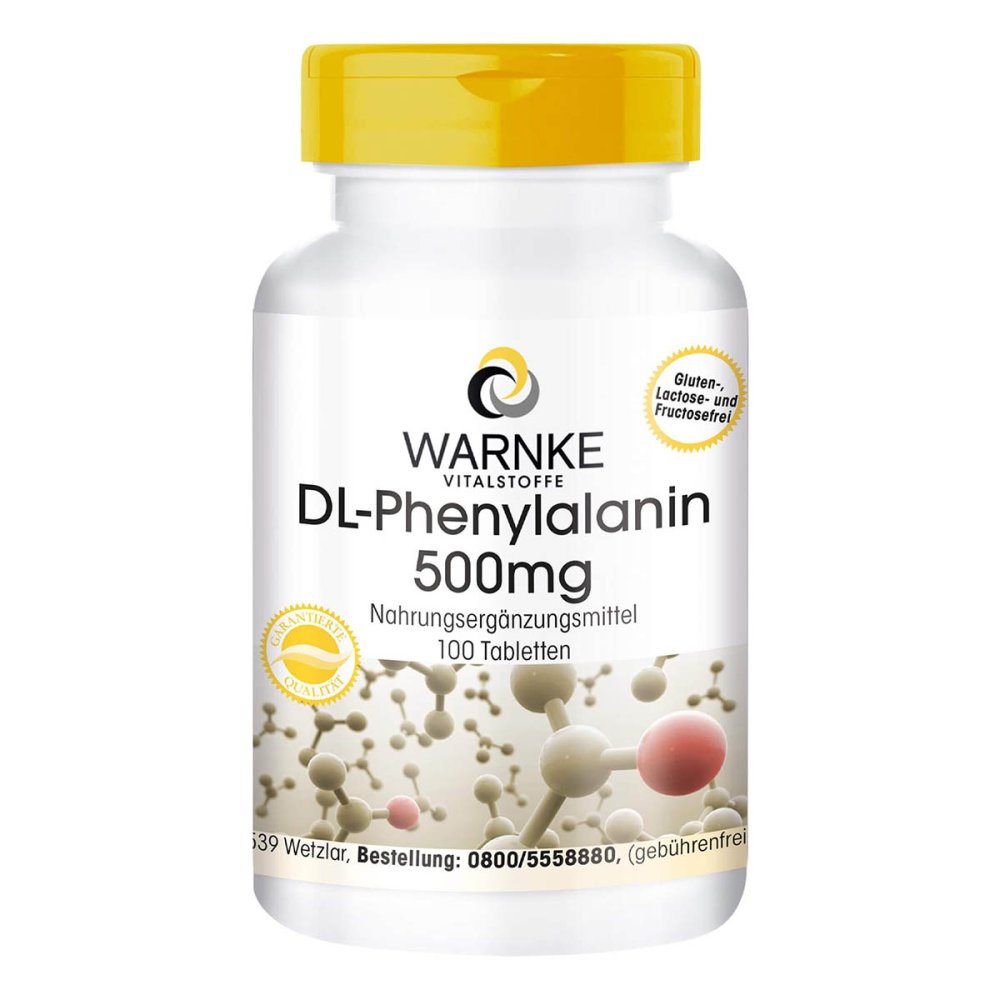 Warnke Vitalstoffe GmbH Dl-phenylalanin 500 mg Tabletten 13874947