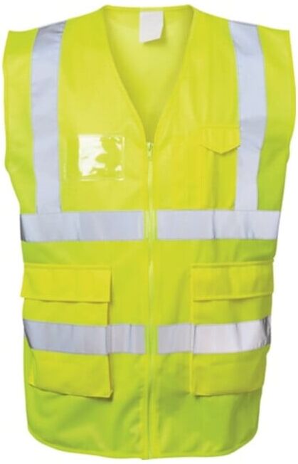 Gilet de sécurité ALBIN Gr.XXXL jaune 100%PES EN ISO 20471 Kl.EN ISO 13688 FELDTMANN (23510-5)