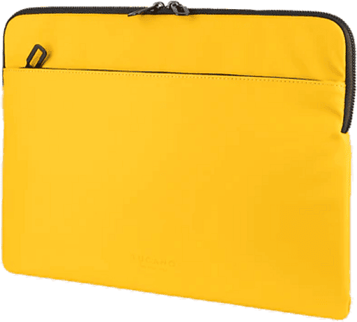 Funda portátil - Tucano Gommo Sleeve, Para MacBook Pro de 16" y Portátiles 15.6", Resistente al Agua, Amarillo
