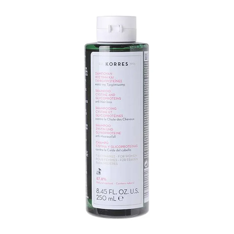 KORRES Cystine und Glycoprotein Shampoo gegen Haarausfall, 250ml 21000952
